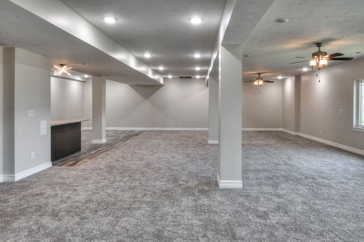 Finished basement project