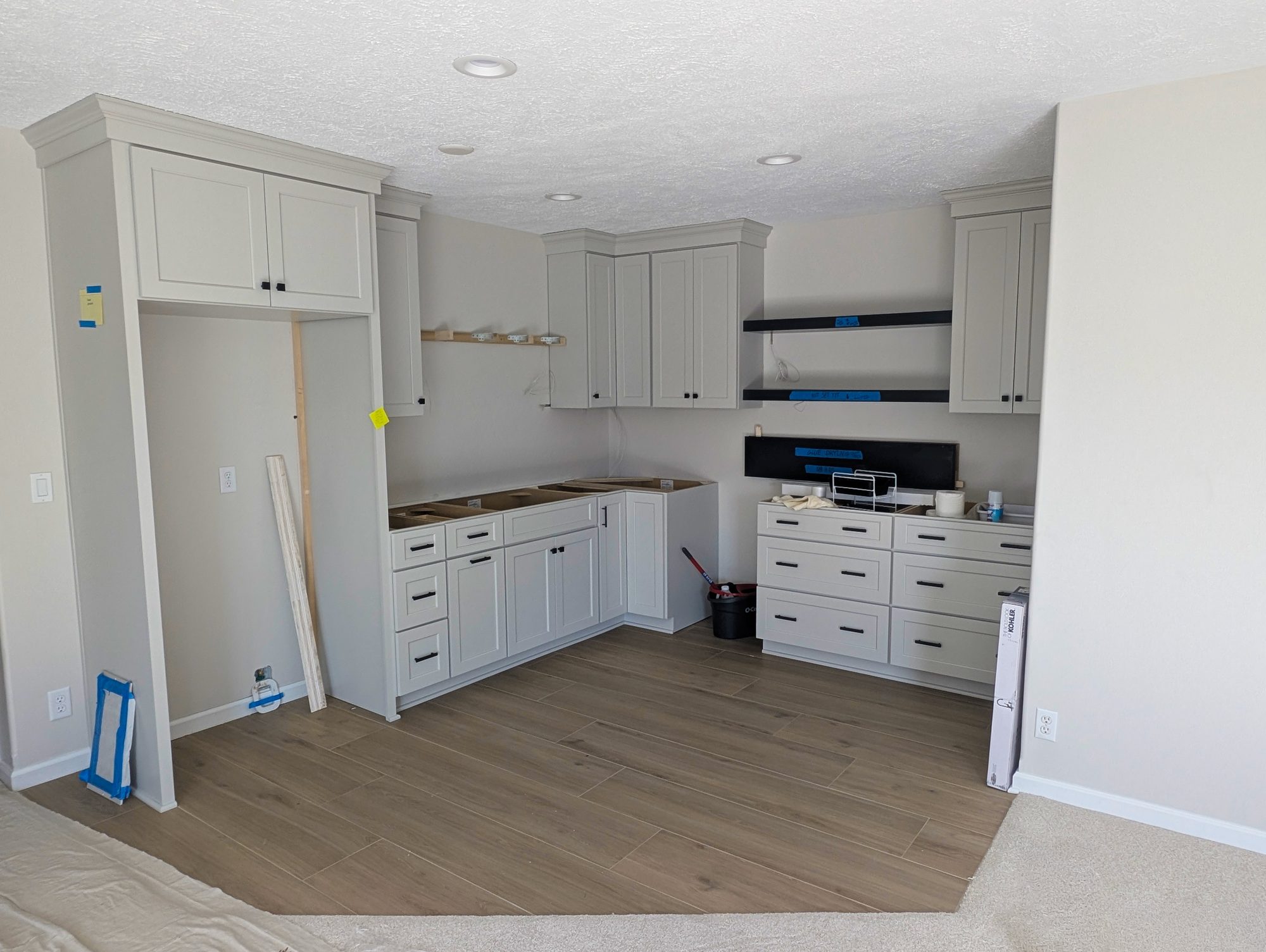 Kitchen remodel detail