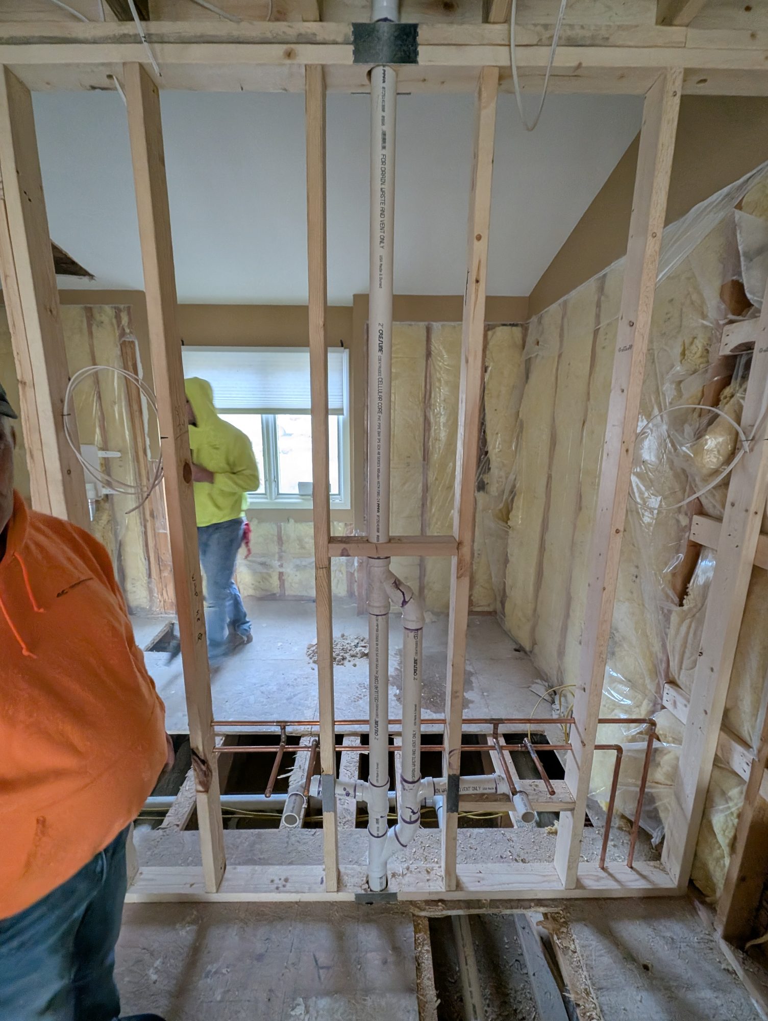 Bathroom remodel finishes